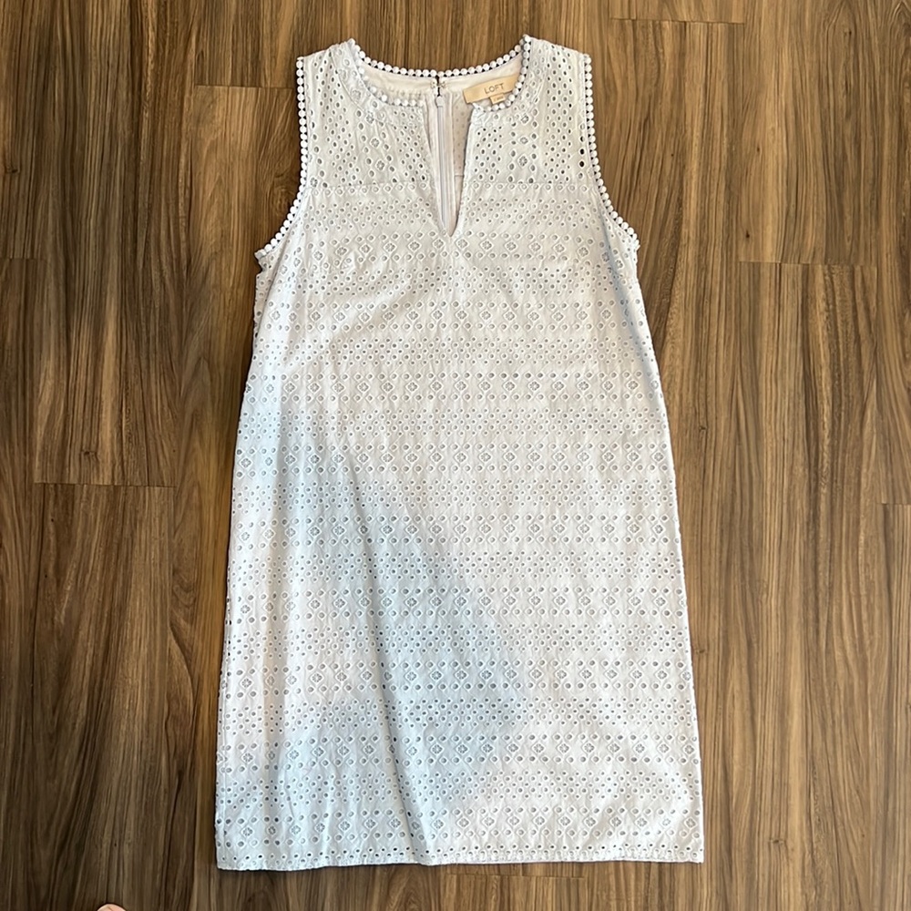 LOFT cute summer crochet dress